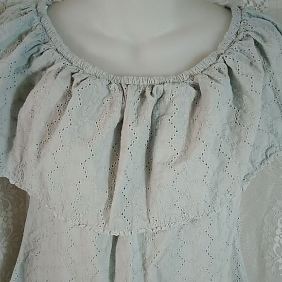 Knox Rose Women's Top Blouse Size M Embroidered - Picture 7 of 13